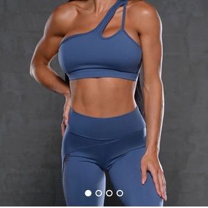 Bombshell sportswear asymmetrical bra